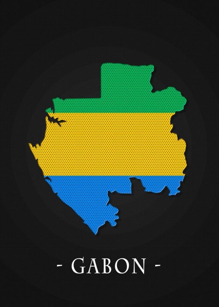 Gabon-online-visa-application-Map-County-Gabon-Poster