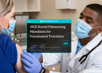 2021 Social Distancing Mandates for Vaccinated Travelers- Featured Image