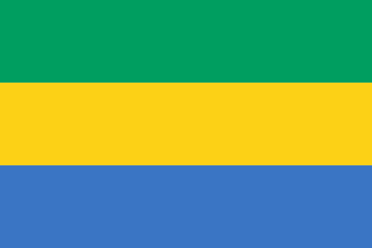 Gabon online visa application Gabon Vintage flag