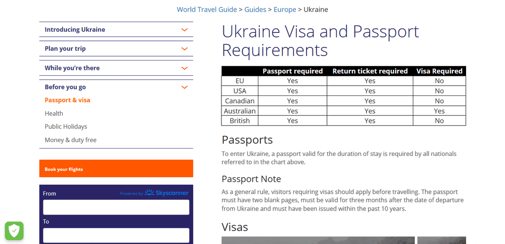Screenshot 2020 12 29 Do you need a visa and passport for Ukraine1 A Complete Guide To Ukraine Visa Applications