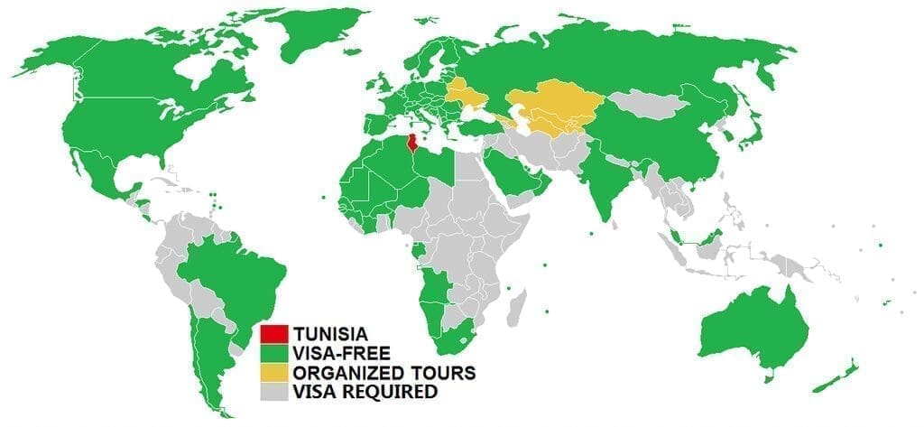 Visa policy of Tunisia1 A Complete Guide To Tunisia Visa Application