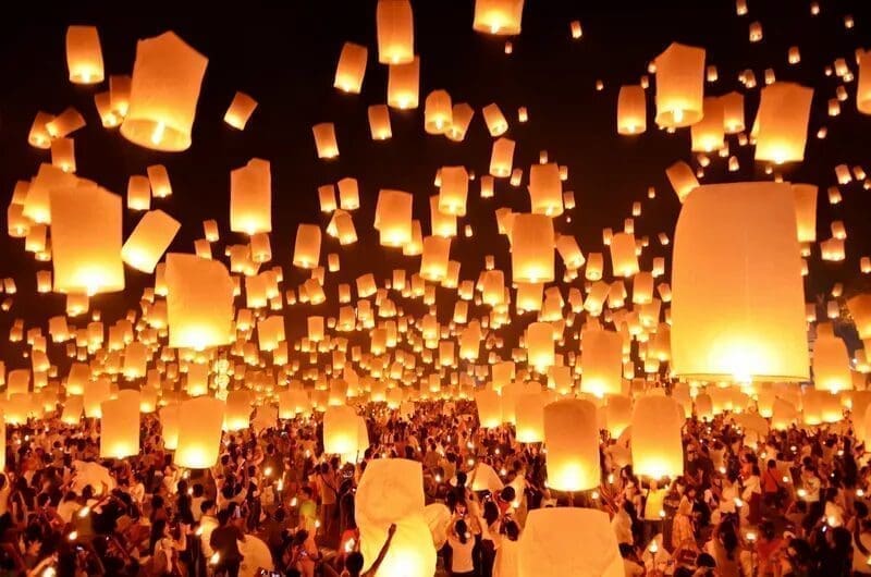 Thai lantern festival