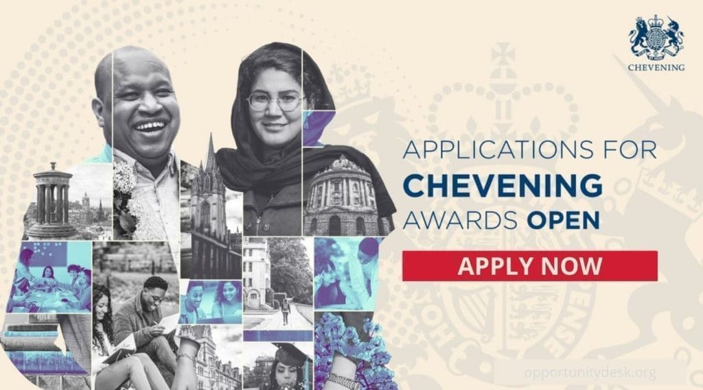 Fully Funded UK Chevening Scholarship for International Students 2022/2023