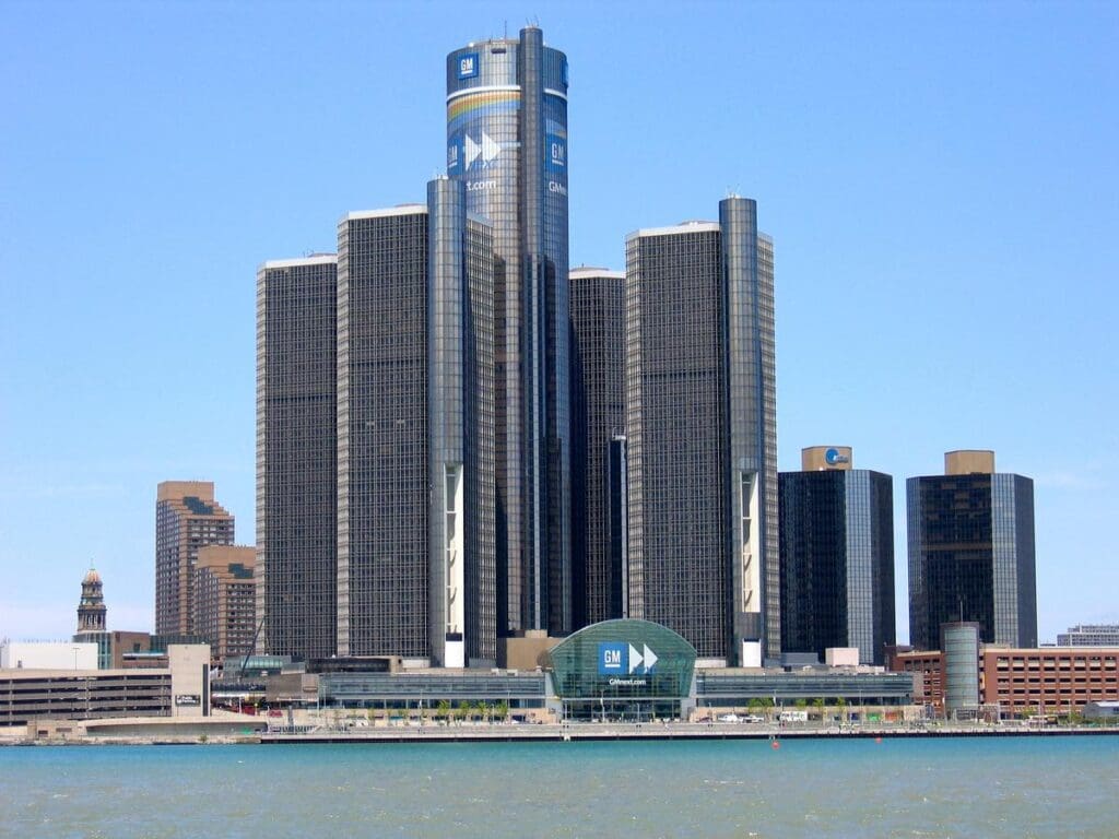 Headquarters of GM in Detroit 21 Best Things To Do in Detroit, Michigan