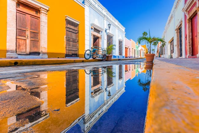 bigstock Campeche Mexico Street In Th 325687816 15 Best Things To Do in The Yucatan Peninsula