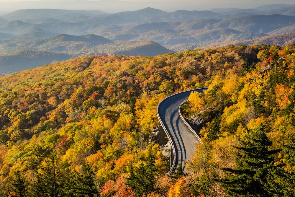 Caption Blue Ridge Parkway credit Pierre Leclerc Photography GettyImages 169435040 21 Best Things To Do in Asheville, NC