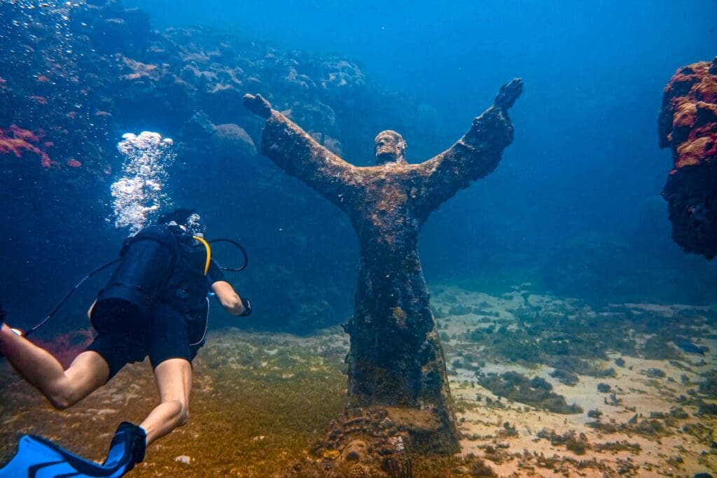 Grenada Scuba Diving Underwater Jesus 61 Best Things To Do in Grenada, Caribbean