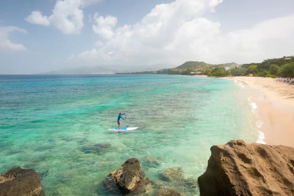 Paddle Boarding at Magazine Beach 1 61 Best Things To Do in Grenada, Caribbean