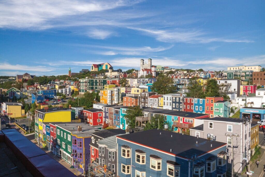 St. Johns Cityscape Avalon Top 10 Safest Cities for LGBTQ+ Travelers to Visit 