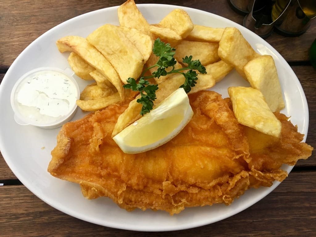 Lemon sole and chips Weekend in London: The Perfect 2 Day Itinerary