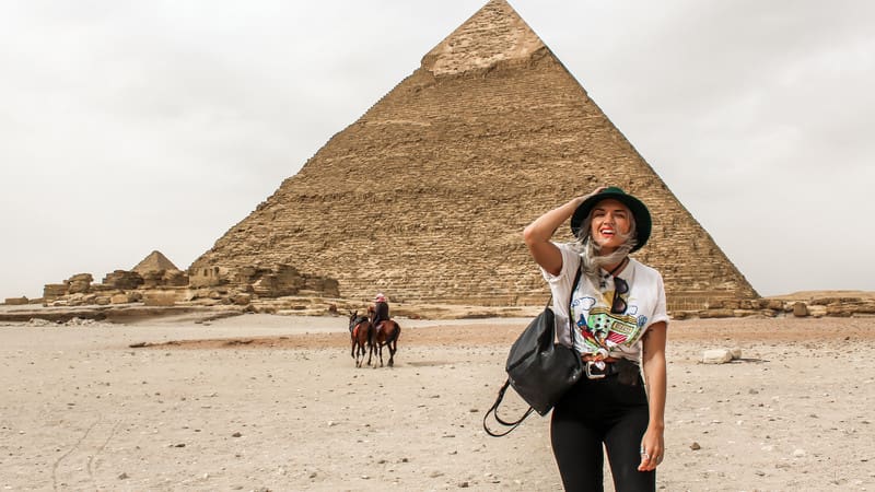 Intrepid Travel egypt cairo traveller pyramid Is Egypt Safe for Female Travelers?