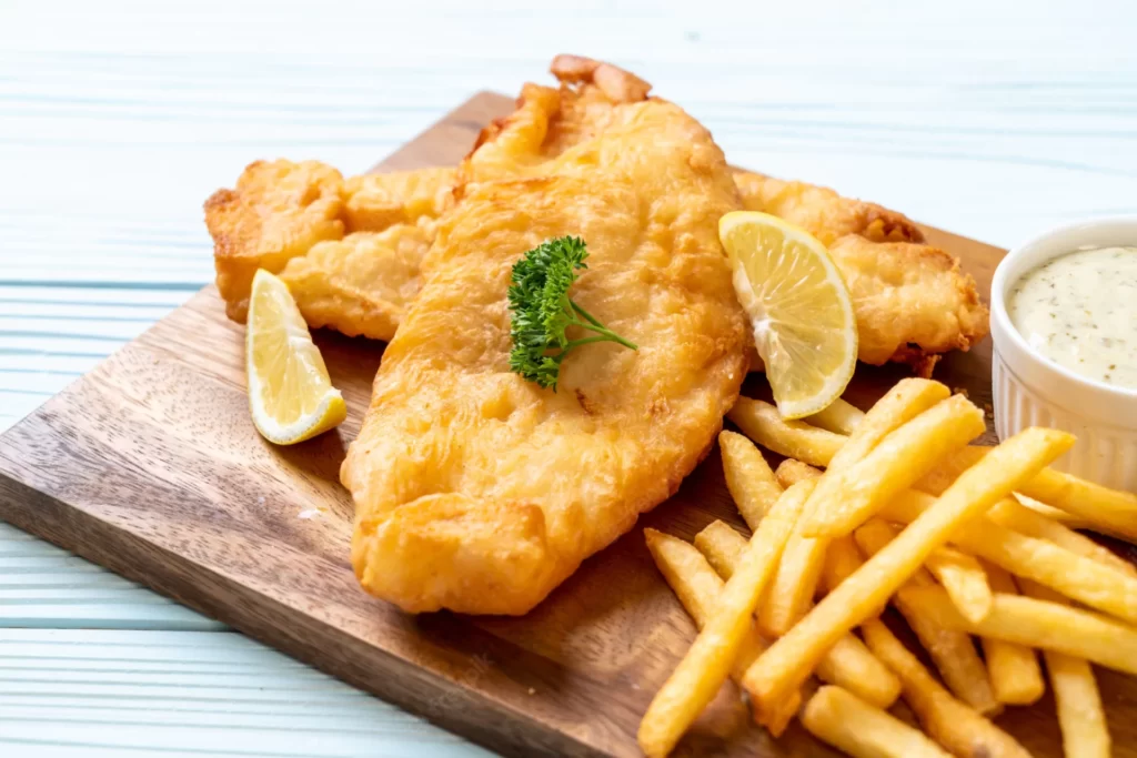 fish chips with french fries 1339 101427 15 Traditional Foods To Try in London