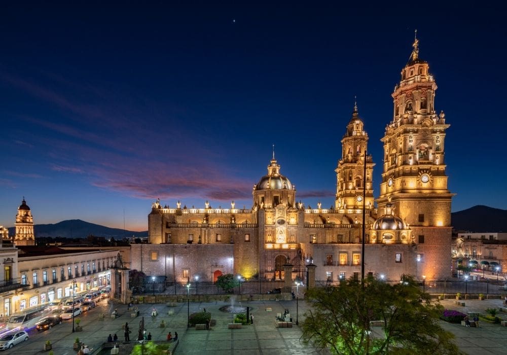 light show at Morelias Cathedral 15 Best Things To Do in Morelia, Mexico