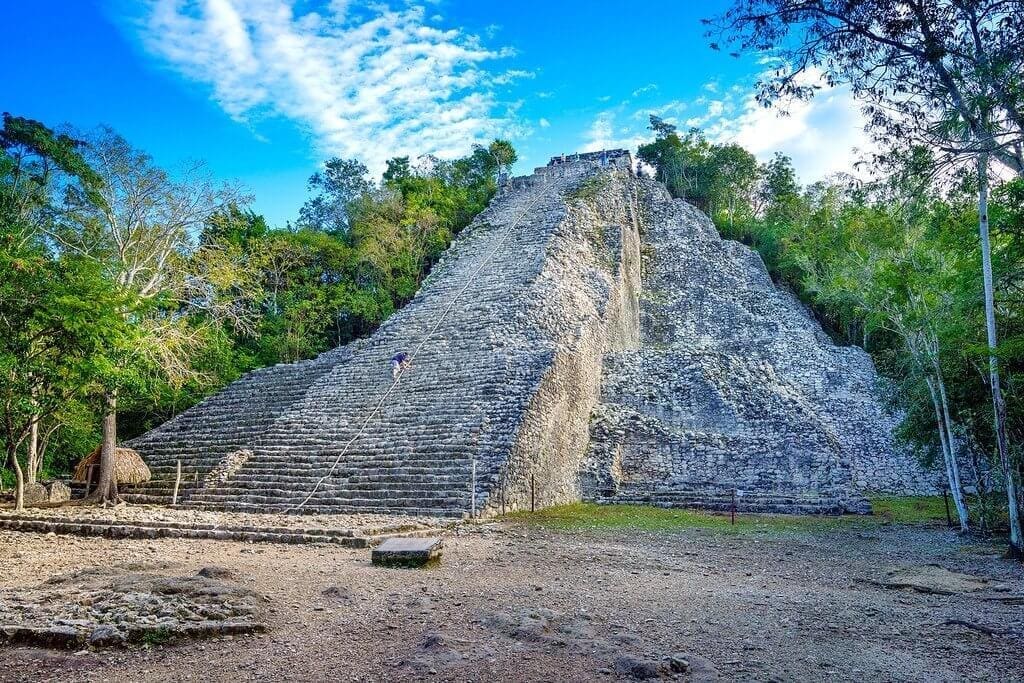 coba nohoch mul pyramid XL 1 1 10 Best Mayan Ruins in Mexico + Archaeological Sites