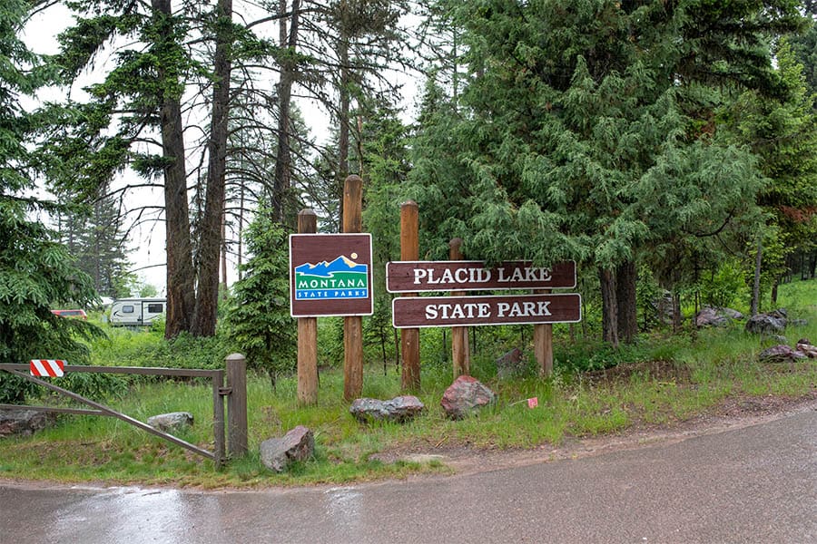 placidlakeentrance 15 Best National Parks in Montana (+ State Parks)