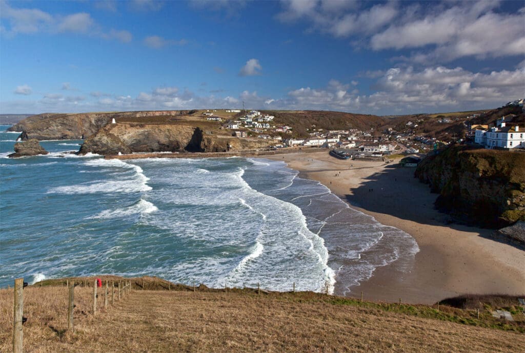portreath beach west hill 15 Best Beaches in Cornwall, England