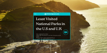 Least Visited National Parks in the U.S and U.K - Featured Image