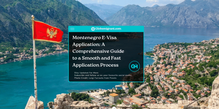 Montenegro evisa application