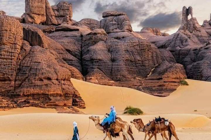 Sahara desert in Algeria 