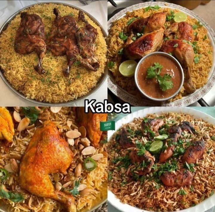 A variety of Kabsa cuisine-10 Reasons Why You Should Visit Saudi Arabia