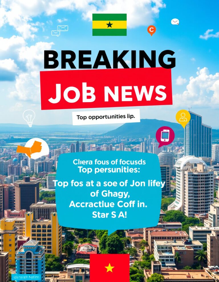 Breaking Job News in Ghana: Top Opportunities You Can’t Miss in Accra This August 2024