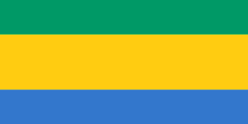 Gabon online visa application Gabon Vintage flag