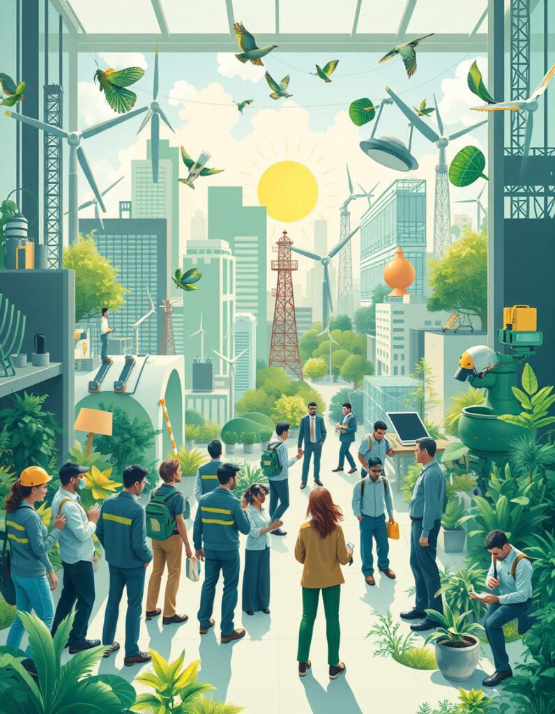 green-collar jobs - network