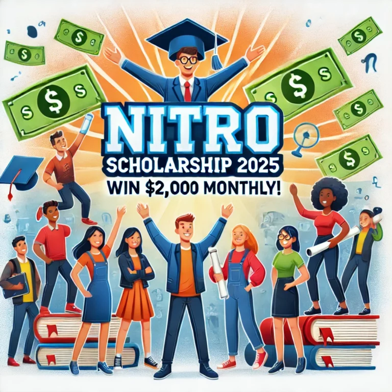 Secure Your Future with Nitro Scholarship 2025: Win $2,000 Every Month