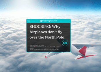 Why airplanes don't fly over the North Pole
