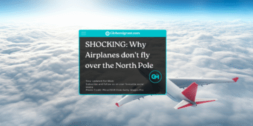 Why airplanes don't fly over the North Pole