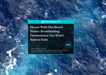 Places with the bluest water