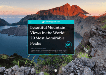 Most beautiful mountain views in the world