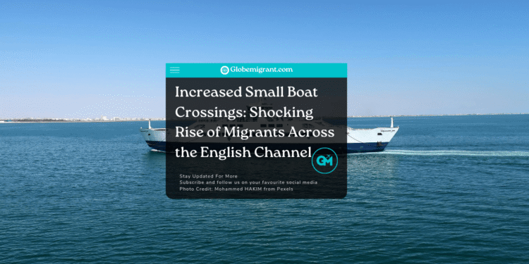 Increased small boat crossings