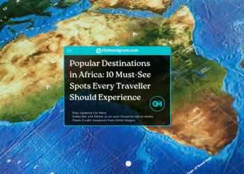 Most popular destinations in Africa