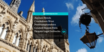 Asylum hotels crackdown west Northamptonshire