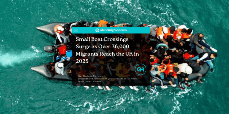 Small boat crossings surge