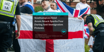 Southampton Hotel Arson Attack Stirs Fear Amid Protests