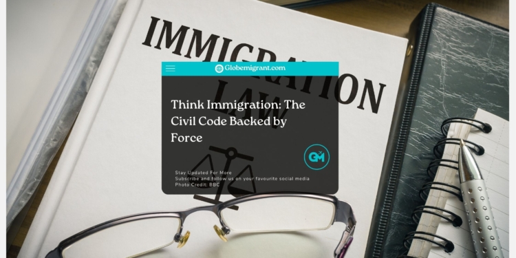 Think Immigration The Civil Code Backed by Force - Globemigrant-immigration-news