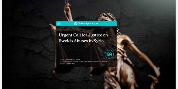 Urgent Call for Justice on Sweida Abuses in Syria