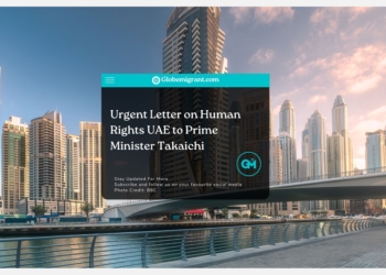 Urgent Letter on Human Rights UAE to Prime Minister Takaichi